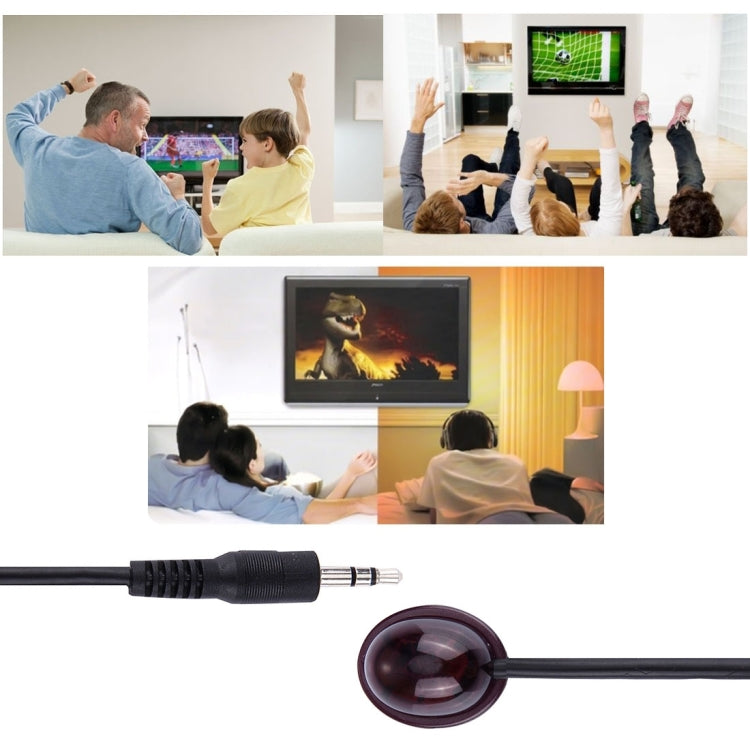 สายต่อขยายรีโมทคอนโทรล IR TV HDMI อินฟราเรด 1ม. พร้อมอะแดปเตอร์สาย 3.5มม. (สำหรับ S-PC-1247)