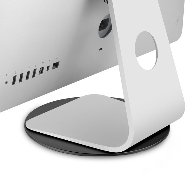 ฐานอลูมิเนียมอัลลอยสำหรับจอคอมพิวเตอร์ iMac AP-5M หมุนได้ 360 องศา พร้อมที่ยึดรองรับ