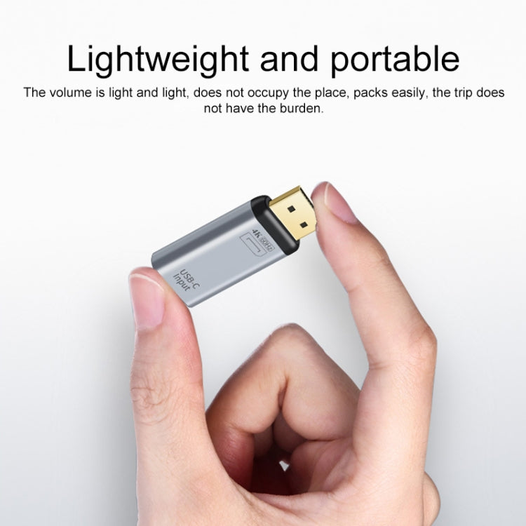 อะแดปเตอร์ 2 in 1 HDMI 4K 60Hz ตัวผู้ถึง USB-C / Type-C ชาร์จ + USB-C / Type-C ตัวเมีย, HDMI