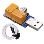 การ์ด USB Watchdog รีเลย์คู่ รีสตาร์ทอัตโนมัติเมื่อหน้าจอสีน้ำเงินค้าง ตั้งเวลาบูตใหม่สำหรับเซิร์ฟเวอร์ขุดเหมือง 24 ชั่วโมง เกมมิ่ง