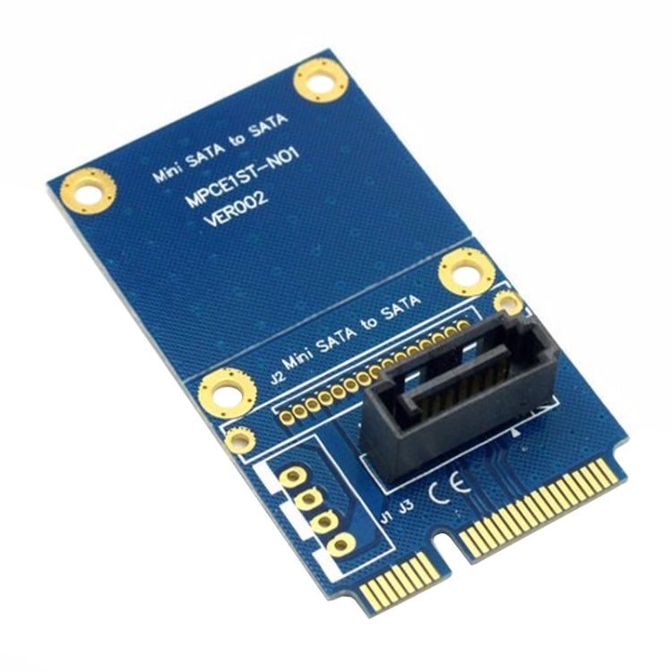 อะแดปเตอร์ขยาย Mini SATA เป็น SATA 7 ขา สำหรับ Mini PCI-E HDD ฮาร์ดดิสก์ไดรฟ์