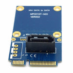 อะแดปเตอร์ขยาย Mini SATA เป็น SATA 7 ขา สำหรับ Mini PCI-E HDD ฮาร์ดดิสก์ไดรฟ์