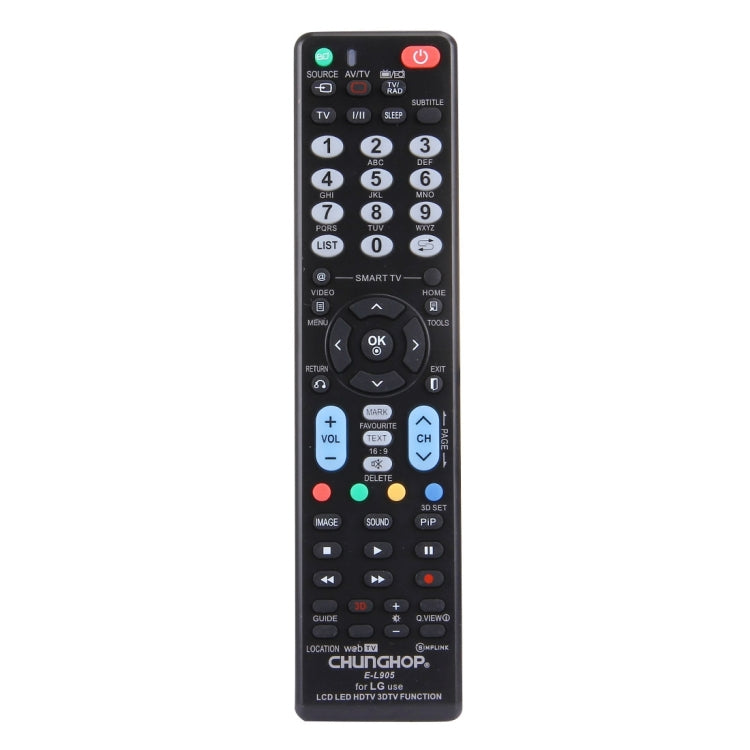 รีโมทคอนโทรลอเนกประสงค์ CHUNGHOP E-L905 สำหรับ LG LED LCD HDTV 3DTV, สำหรับทีวี LG