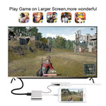 อะแดปเตอร์ 3 in 1 8 Pin เป็น HDMI / VGA / Audio