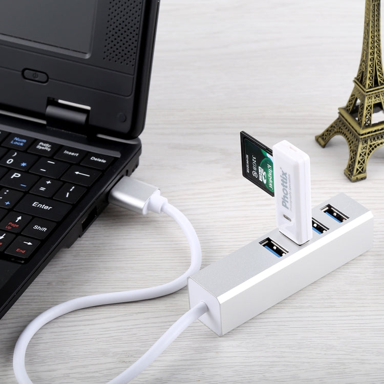 USB 3.0 HUB 4 พอร์ต ความเร็วสูง 5Gbps แบบใช้พลังงานตัวเอง / จากบัส, USB