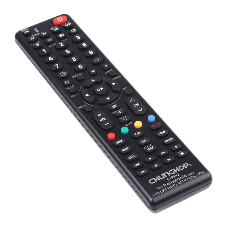 รีโมทคอนโทรลอเนกประสงค์ CHUNGHOP E-P912 สำหรับทีวี PANASONIC LED / LCD / HDTV / 3DTV