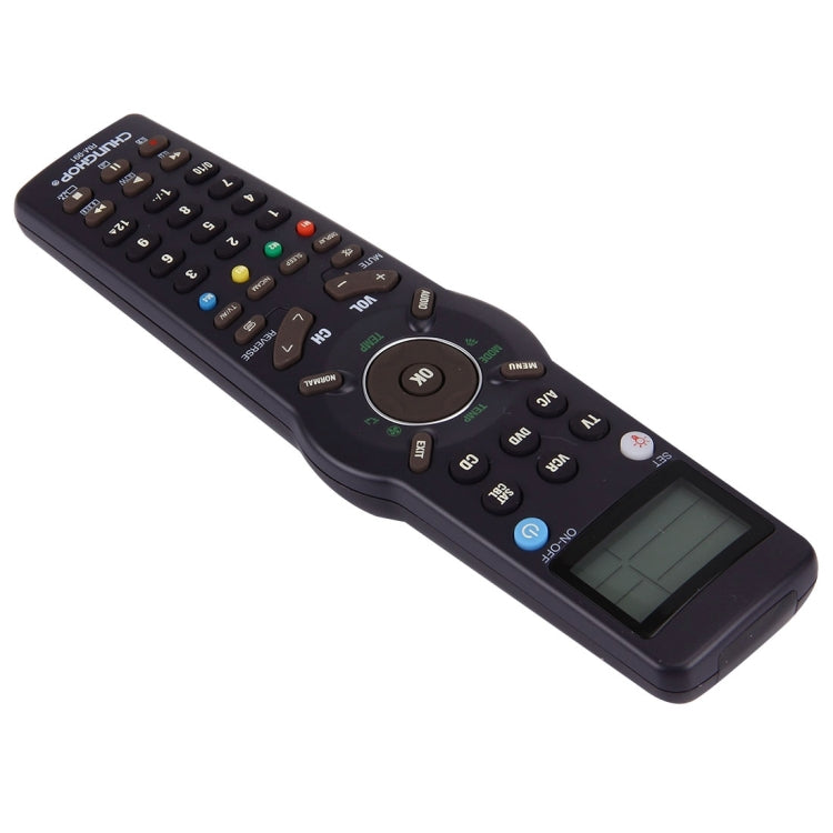 รีโมทคอนโทรล LCD อเนกประสงค์ CHUNGHOP RM-L991 พร้อมฟังก์ชันเรียนรู้ สำหรับทีวี VCR SAT CBL DVD CD เครื่องปรับอากาศ