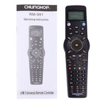 รีโมทคอนโทรล LCD อเนกประสงค์ CHUNGHOP RM-L991 พร้อมฟังก์ชันเรียนรู้ สำหรับทีวี VCR SAT CBL DVD CD เครื่องปรับอากาศ