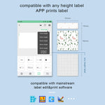เครื่องพิมพ์พกพาไร้หมึก Peripage A6 แบบพิมพ์ความร้อน Bluetooth สีชมพู, สีฟ้า, สีขาว