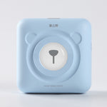 เครื่องพิมพ์พกพาไร้หมึก Peripage A6 แบบพิมพ์ความร้อน Bluetooth สีชมพู, สีฟ้า, สีขาว