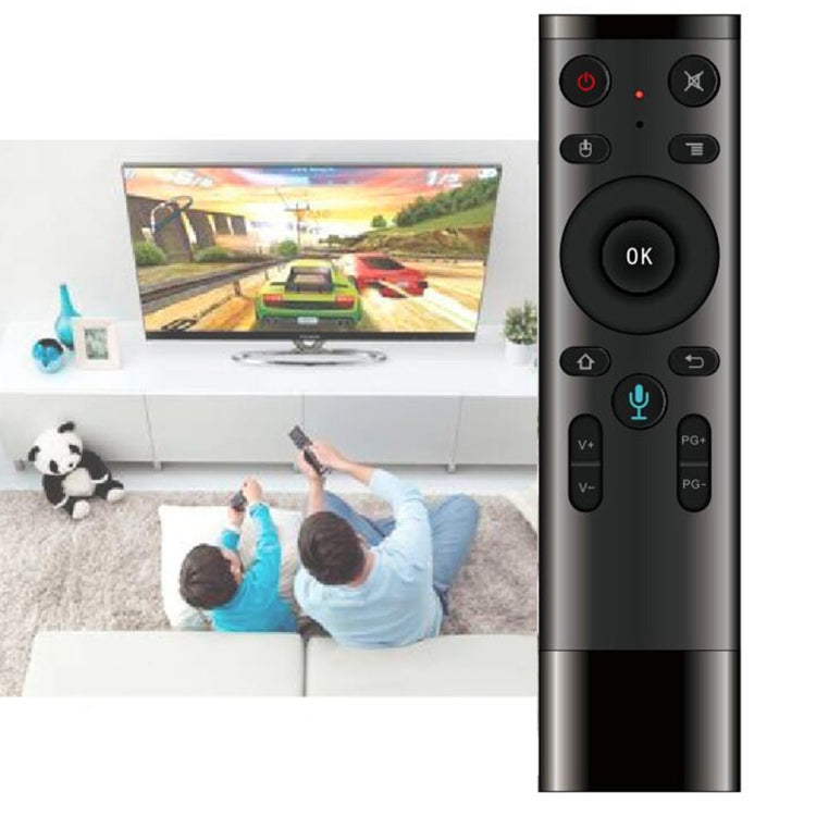 รีโมทคอนโทรลเมาส์อากาศ Q5 2.4G RF 3D แบบแปรงเสียงอเนกประสงค์