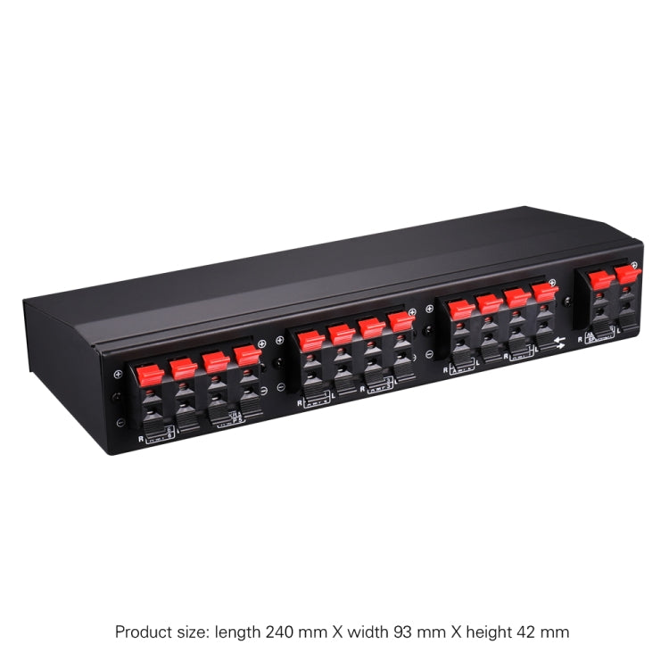 LINEPAUDIO B898 ลำโพงสเตอริโอ 6 ทาง / เครื่องขยายเสียง ตัวเปรียบเทียบสวิตช์เลือกสองทาง