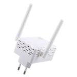 เครื่องขยายสัญญาณ WiFi รีพีตเตอร์ 300Mbps Wireless-N พร้อมเสาอากาศภายนอก 2 ต้น ปลั๊ก EU, เสาอากาศภายนอก 2 ต้น (สีขาว), เสาอากาศภายนอก 2 ต้น (สีดำ)