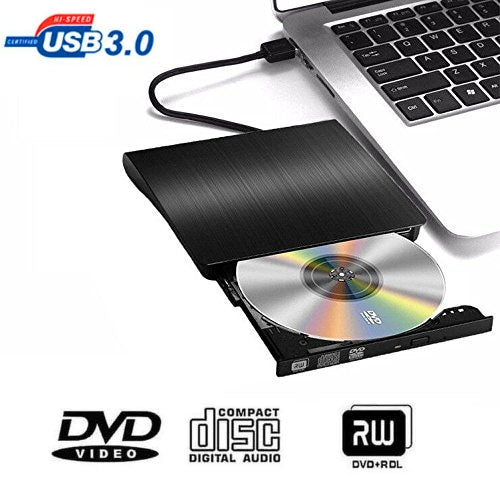 ไดรฟ์ DVD-Rw/DVD/CD แบบพกพา USB 3.0 ผิวแปรง พร้อม POP-UP, อุปกรณ์ ODD & HDD ภายนอก, DVD ผิวแปรง (B)