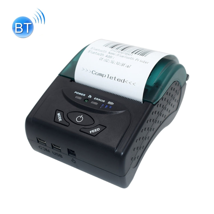 เครื่องพิมพ์ตั๋วความร้อนพกพา POS-5807 พอร์ต USB ขนาด 58 มม. รองรับกระดาษความร้อนขนาดสูงสุด 57x50 มม.