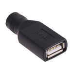 อะแดปเตอร์ปลั๊ก USB ตัวเมีย เป็นปลั๊กตัวเมีย 5.5 x 2.1 มม.