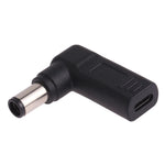 อะแดปเตอร์ข้อต่อ USB-C / Type-C ตัวเมียเป็นปลั๊กตัวผู้ 7.4 x 5.0 มม. แบบข้อศอก สำหรับแล็ปท็อป Dell, ข้อศอก 7.4 x 5.0 มม. (Dell)