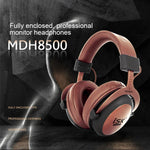 ISK MDH8500 หูฟังสเตอริโอแบบไดนามิกปิดสนิทพร้อมสายสำหรับมอนิเตอร์ ตัดเสียงรบกวนสำหรับสตูดิโอ