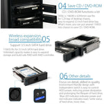กล่องแปลงฮาร์ดดิสก์ ORICO 1106SS สำหรับ CD-ROM และ HDD ขนาด 3.5 นิ้ว แบบติดตั้งภายใน