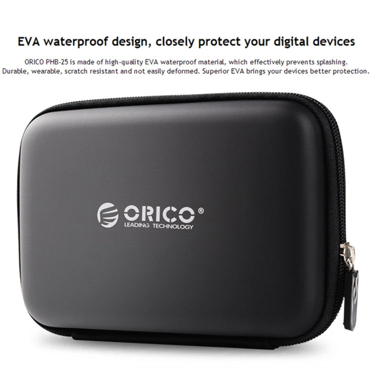 ORICO PHB-25 กล่องใส่ฮาร์ดดิสก์ SATA ขนาด 2.5 นิ้ว ปกป้องฮาร์ดไดรฟ์