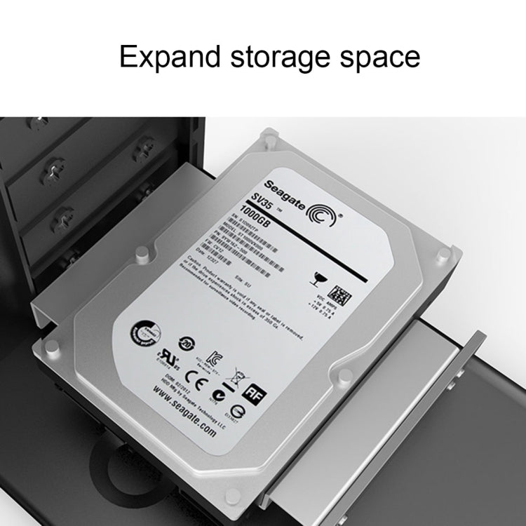 ORICO AC52535-1S ที่วางฮาร์ดไดรฟ์ SSD ขนาด 2.5 & 3.5 นิ้ว อะลูมิเนียม