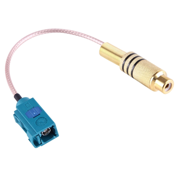 สายเคเบิล RCA ตัวเมีย 15 ซม. ถึง FAKRA Z ตัวเมีย RG316 พร้อมสปริง, FAKRA Z