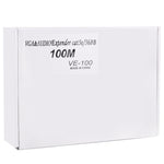 อุปกรณ์ขยายสัญญาณ VGA & เสียง 1920x1440 HD สายเครือข่าย Cat5e / 6-568B ส่งสัญญาณและรับสัญญาณ, ระยะส่ง: 100 เมตร