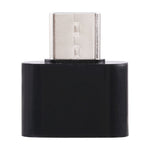 อะแดปเตอร์ชาร์จและส่งข้อมูล OTG พลาสติก USB-C / Type-C ตัวผู้เป็น USB 2.0 ตัวเมีย