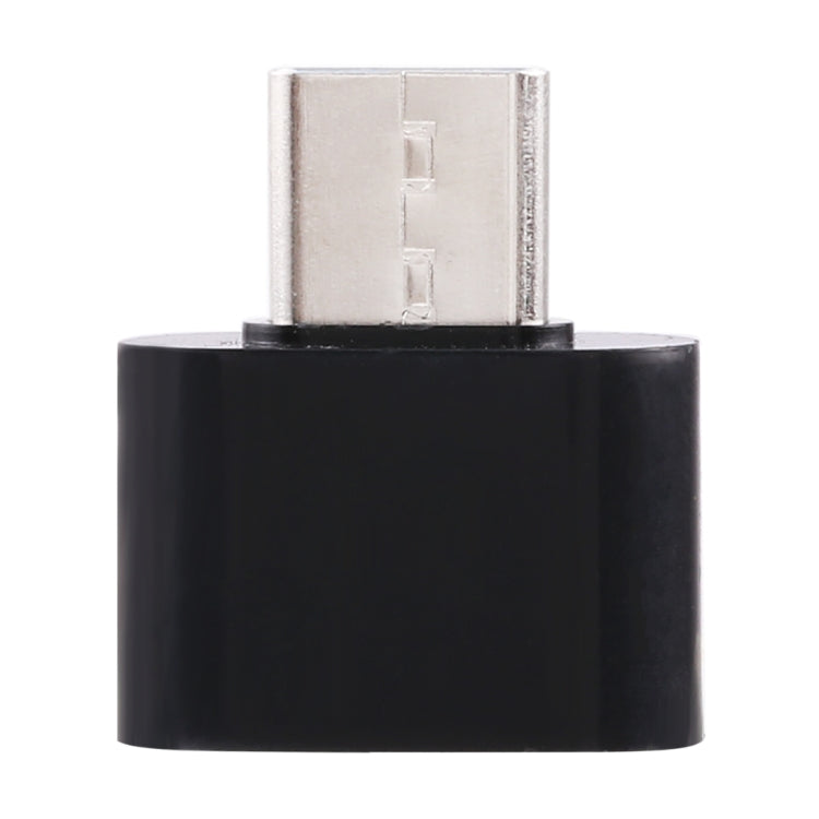 อะแดปเตอร์ชาร์จและส่งข้อมูล OTG พลาสติก USB-C / Type-C ตัวผู้เป็น USB 2.0 ตัวเมีย
