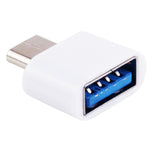 อะแดปเตอร์ชาร์จและส่งข้อมูล OTG พลาสติก USB-C / Type-C ตัวผู้เป็น USB 2.0 ตัวเมีย