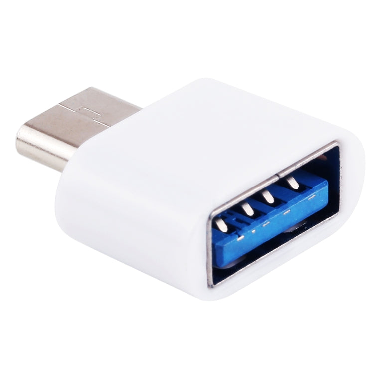 อะแดปเตอร์ชาร์จและส่งข้อมูล OTG พลาสติก USB-C / Type-C ตัวผู้เป็น USB 2.0 ตัวเมีย