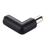 อะแดปเตอร์แปลงขั้วต่อ DC 4506 ตัวผู้เป็น DC 7406 ตัวเมีย สำหรับโน้ตบุ๊ก HP, ข้อต่อมุมฉาก 90 องศา, DC7909 ตัวผู้เป็นตัวเมีย