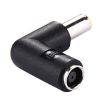 อะแดปเตอร์แปลงขั้วต่อ DC 4506 ตัวผู้เป็น DC 7406 ตัวเมีย สำหรับโน้ตบุ๊ก HP, ข้อต่อมุมฉาก 90 องศา, DC7909 ตัวผู้เป็นตัวเมีย
