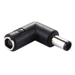 อะแดปเตอร์พาวเวอร์ DC 4506 ตัวผู้เป็น DC 7406 ตัวเมีย สำหรับแล็ปท็อป HP มุมฉาก 90 องศา ข้อต่อข้อศอก DC 7406 ตัวผู้เป็นตัวเมีย