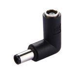 อะแดปเตอร์พาวเวอร์ DC 4506 ตัวผู้เป็น DC 7406 ตัวเมีย สำหรับแล็ปท็อป HP มุมฉาก 90 องศา ข้อต่อข้อศอก DC 7406 ตัวผู้เป็นตัวเมีย
