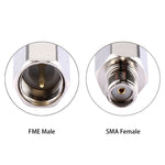 อะแดปเตอร์ขั้วต่อ FME ตัวผู้เป็น SMA ตัวเมีย, F ตัวผู้เป็น SMA ตัวเมีย