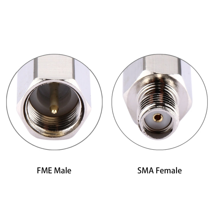อะแดปเตอร์ขั้วต่อ FME ตัวผู้เป็น SMA ตัวเมีย, F ตัวผู้เป็น SMA ตัวเมีย