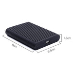 PT500 เคสซิลิโคนกันรอยสำหรับฮาร์ดไดรฟ์พกพาแบบครอบคลุม สำหรับ Samsung Portable SSD T5 พร้อมช่องระบายอากาศ สีแดง ขาว ดำ น้ำเงิน