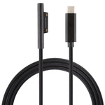 สายชาร์จพลังงานแล็ปท็อป USB-C / Type-C เป็นตัวผู้แม่เหล็ก 6 พิน สำหรับ Microsoft Surface Pro 7 / 6 / 5, ความยาวสาย: ประมาณ 1.5 เมตร