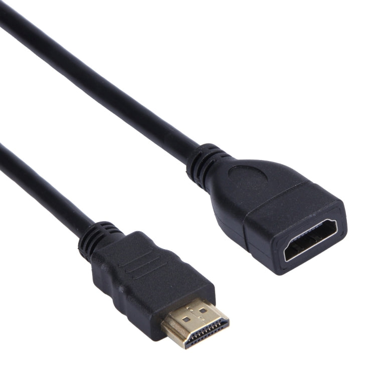 สายอะแดปเตอร์ HDMI ความเร็วสูง 1.5 เมตร 19 พิน ตัวผู้ถึงตัวเมีย, ความยาว: 1.5 เมตร