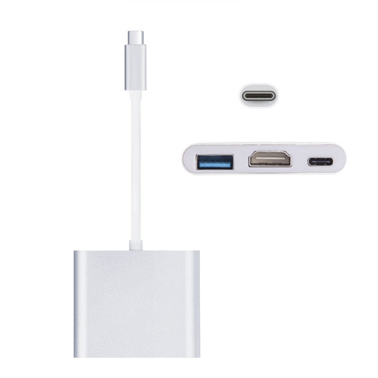 อะแดปเตอร์ USB-C / Type-C 3.1 ตัวผู้เป็น USB-C / Type-C 3.1 ตัวเมีย & HDMI ตัวเมีย & USB 3.0 ตัวเมีย, Type-C+USB+HDMI (J), Type-C+USB+HDMI (G), Type-C+USB+HDMI (B), Type-C+USB+HDMI (S)