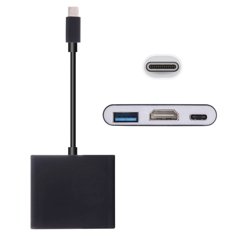 อะแดปเตอร์ USB-C / Type-C 3.1 ตัวผู้เป็น USB-C / Type-C 3.1 ตัวเมีย & HDMI ตัวเมีย & USB 3.0 ตัวเมีย, Type-C+USB+HDMI (J), Type-C+USB+HDMI (G), Type-C+USB+HDMI (B), Type-C+USB+HDMI (S)