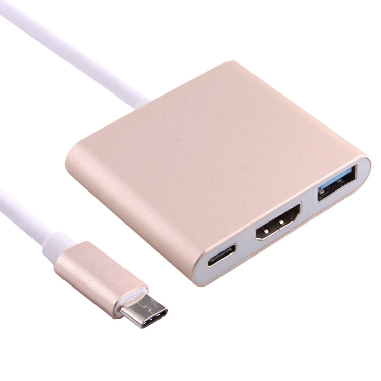 อะแดปเตอร์ USB-C / Type-C 3.1 ตัวผู้เป็น USB-C / Type-C 3.1 ตัวเมีย & HDMI ตัวเมีย & USB 3.0 ตัวเมีย, Type-C+USB+HDMI (J), Type-C+USB+HDMI (G), Type-C+USB+HDMI (B), Type-C+USB+HDMI (S)