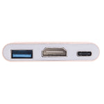อะแดปเตอร์ USB-C / Type-C 3.1 ตัวผู้เป็น USB-C / Type-C 3.1 ตัวเมีย & HDMI ตัวเมีย & USB 3.0 ตัวเมีย, Type-C+USB+HDMI (J), Type-C+USB+HDMI (G), Type-C+USB+HDMI (B), Type-C+USB+HDMI (S)