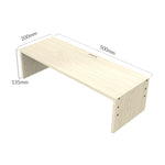 ที่วางจอมอนิเตอร์ลายไม้ ORICO MSR-02-WD-BP ขนาด 50 x 20 x 13.5 ซม.