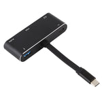 V126 ตัวแปลง UCB-C / Type-C ตัวผู้เป็น PD + HDMI + VGA + เสียง + USB 3.0 ตัวเมีย 5 ใน 1