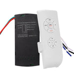 ชุดรีโมทคอนโทรลพัดลมเพดานแบบสากล 85-265V พร้อมตั้งเวลาควบคุมไร้สาย ปรับความเร็วลม ส่งสัญญาณและรับสัญญาณ