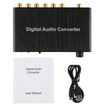 ตัวถอดรหัสเสียงดิจิทัล 2 ช่อง พร้อมตัวแปลง Optical Toslink SPDIF Coaxial สำหรับโฮมเธียเตอร์ / PS4 / PS3 / XBOX360, รองรับการควบคุมเสียง, AC-3, DTS