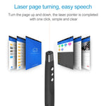 2.4GHz Wireless Laser PowerPoint Page Turning Pen Multimedia Wireless Presentation Projection Pen with USB Receiver, Remote Control Distance: 30m, 30m