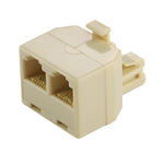 สายต่อโทรศัพท์ตั้งโต๊ะ RJ11 แบบพอร์ตคู่ ตัวเชื่อมต่อขยาย, 2 ตัวเมีย RJ11 ถึง ตัวผู้ RJ11